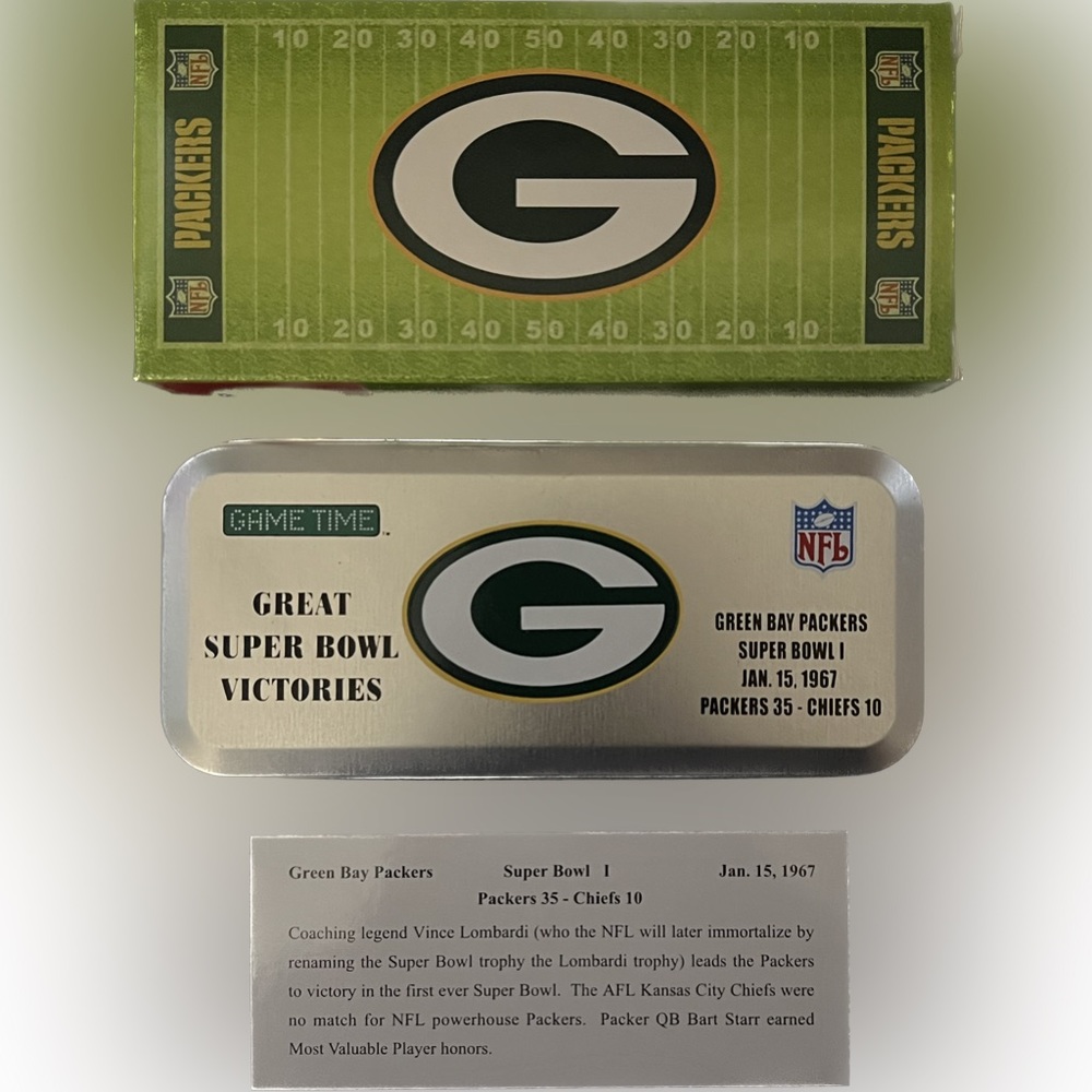 Green Bay Packers Game Time Commemorative Super Bowl Watch